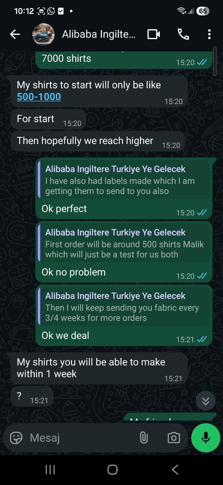 İngiltere müşteri konuşması 10