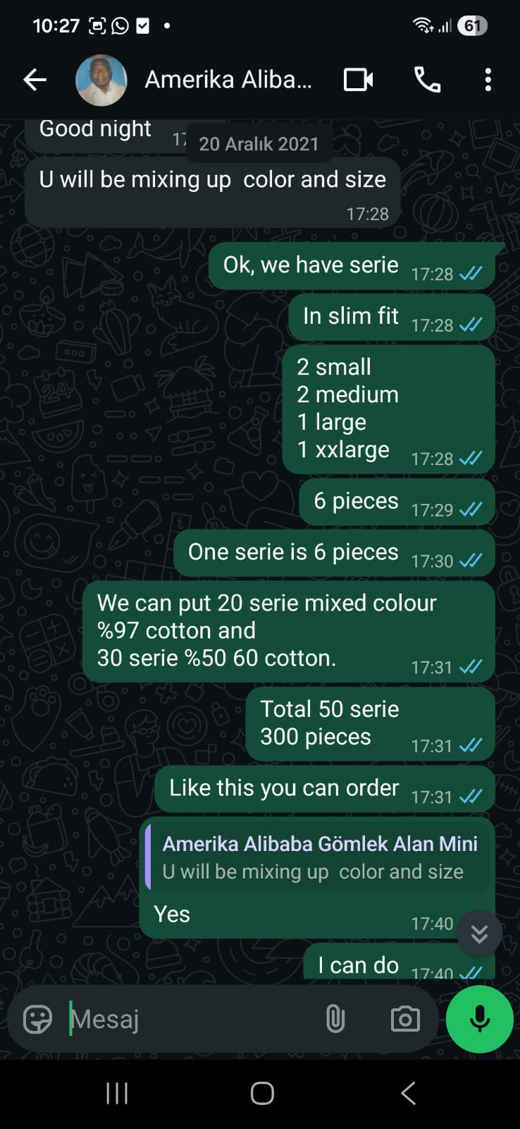 Amerika müşteri konuşması 4