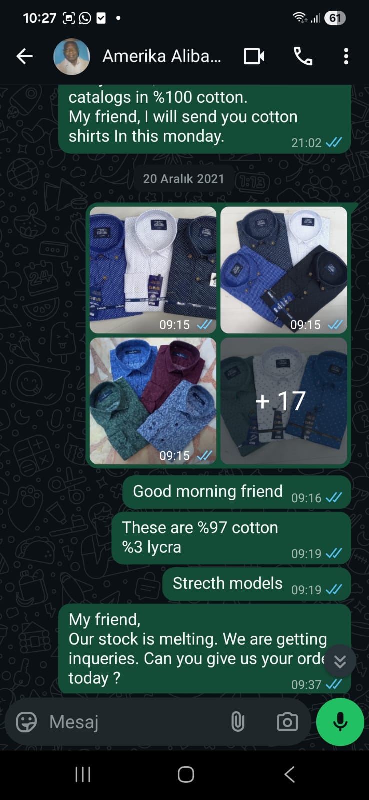 Amerika müşteri konuşması 7