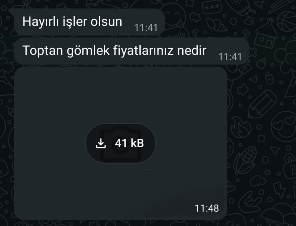 Türkiye müşteri mesajı 6